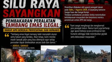 Dewan Penasehat SILU RAYA Sayangkan Pembakaran Peralatan Tambang Emas, Harap Penegakan Hukum Dilakukan Secara Humanis
