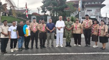 Wakili Dandim 0206/Dairi, Mayor M. Tambunan Hadiri Pelepasan Kontingen Jambore Nasional