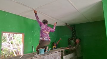 Rehab 5 RTLH Segera Rampung, TMMD Hadirkan Harapan Baru Bagi Warga Desa Sijarango