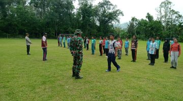 Babinsa Koramil 03/Parongil Dampingi 42 Calon Paskibra, Latihan hingga Cek Kesehatan