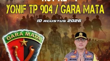 Kapolres Karo Sampaikan Ucapan HUT ke-1 Yonif TP 904/Gara Mata