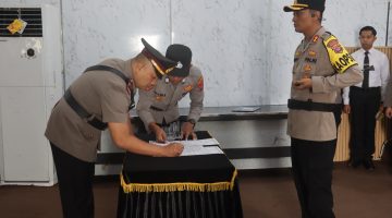 Kapolsek Penengahan Berganti, Kapolres Tekankan Penguatan Sinergi dan Pelayanan Masyarakat