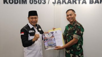 Audensi ke Kodim 0503/JB,Ormas Forkabi Siap Wujudkan Stabilitas Keamanan dan Mendukung Tugas TNI
