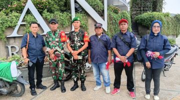 Dandim 0201/Medan Ikuti Vidcon Launching 2.500 Jembatan Garuda dan 3.000 Titik Air Bersih Bersama Presiden RI