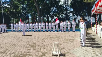 45 ORANG PASUKAN PENGIBAR BENDERA MERAH PUTIH KABUPATEN SAMOSIR DI KUKUHKAN.