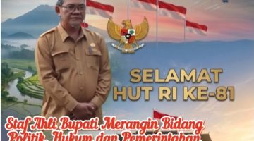 Staf Ahli Bupati Merangin: Kemerdekaan Harus Diisi Dengan Karya dan Gotong Royong