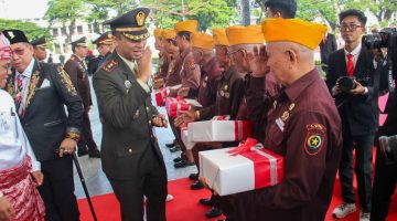 Dandim 0201/Medan Bersama Jajaran Forkopimda Ikuti Upacara Peringatan HUT RI Ke 81
