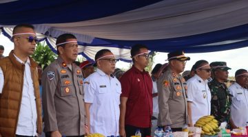 Polres Karo Tanam Bawang Putih Serentak di Barusjahe, Dukung Ketahanan Pangan Nasional