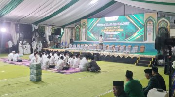 Pererat Silaturahmi dan Kedamaian Bangsa, jombang Bersama Ulama dan Sesepuh Pesantren Hadiri Istigosah & Sholawat Muktamar NU