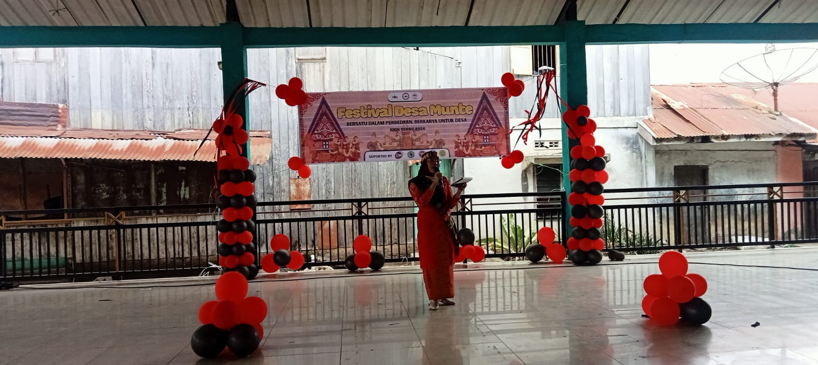 Polsek Munte Hadiri Festival Desa Munte, Dorong Anak-anak Kembangkan Bakat dan Kreativitas