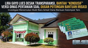 LIRA Gayo Lues Desak Transparansi, Bantah “Kondusif” Versi Dinas Pertanian Soal Dugaan Potongan Bantuan Irigasi