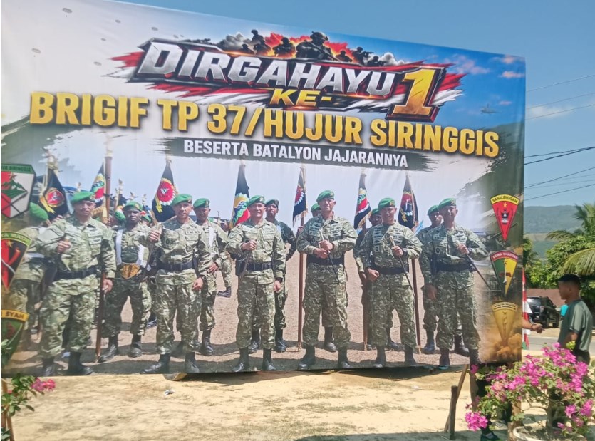 Brigif TP 37/HS Tunjukkan Bukti Nyata Perkuat Ketahanan Pangan Nasional di HUT Pertama
