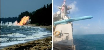 LATIHAN INTEGRASI TNI 2026 DIGELAR DI DAERAH LATIHAN TNI AL DABO SINGKEP, TNI AL TEMBAKKAN RUDAL KAPAL PERANG DAN USV
