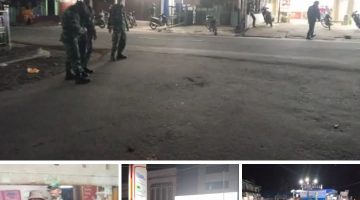 Jaga Kondusivitas Wilayah, Babinsa Koramil 05/PY Gelar Patroli Kolaborasi di Tiganderket