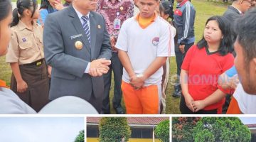 Pulihkan Rasa Aman Siswa, Wabup Karo Pimpin Apel di Yayasan Perguruan Bersama Berastagi