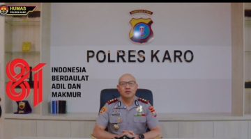 HUT Ke-81 RI, Kapolres Karo Ajak Masyarakat Perkuat Persatuan Mewujudkan Indonesia Berdaulat, Adil, dan Makmur