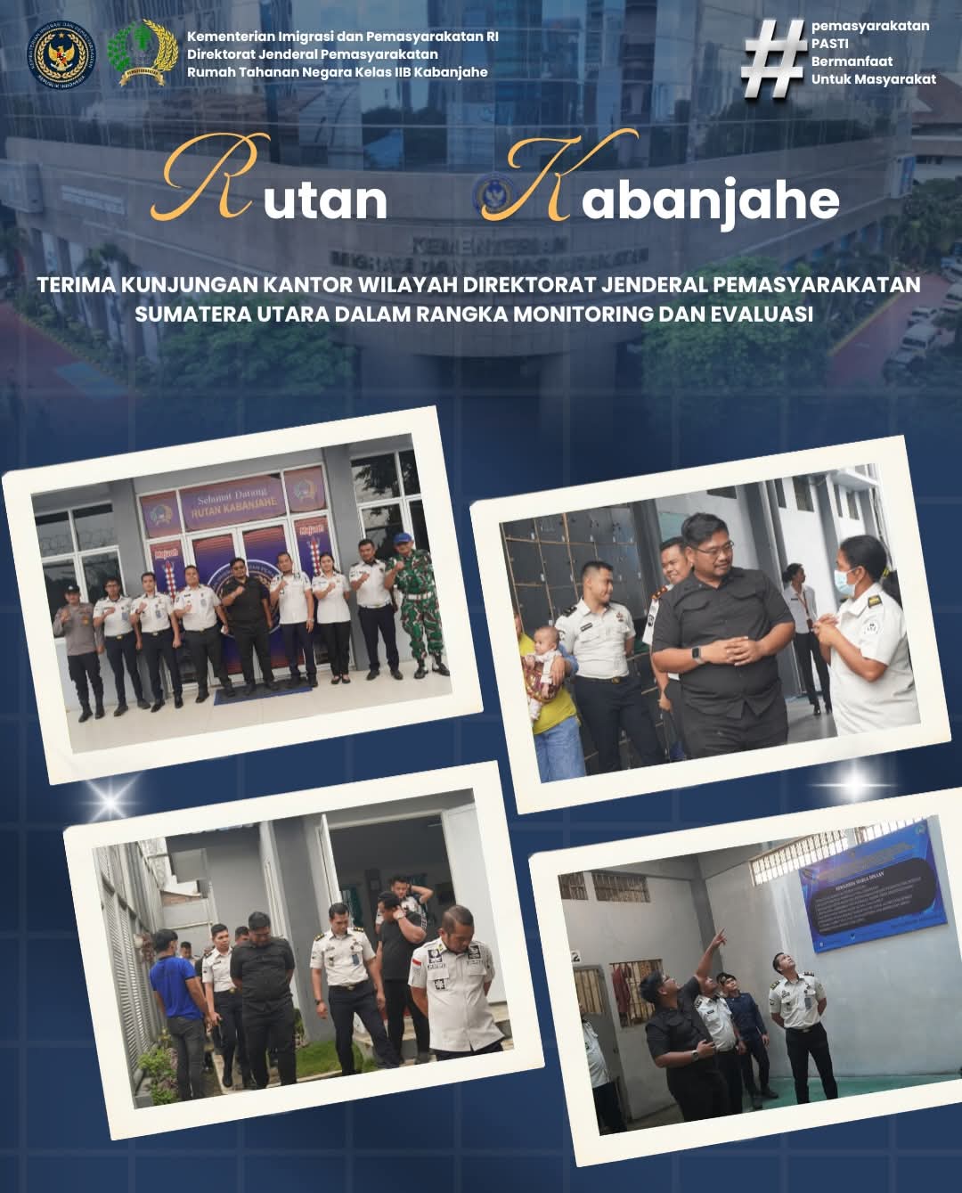 Rutan Kabanjahe Komitmen Ciptakan Lingkungan Pemasyarakatan Bersih dan Tertib