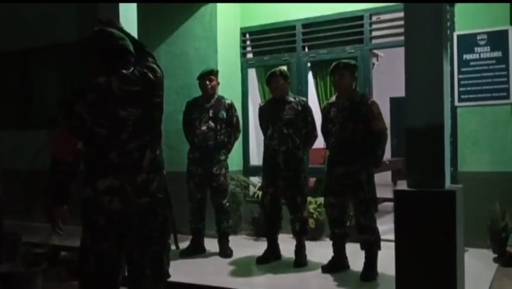 Patroli Malam, Koramil 03/Parongil Perkuat Cipta Kondisi di Silima Pungga-Pungga