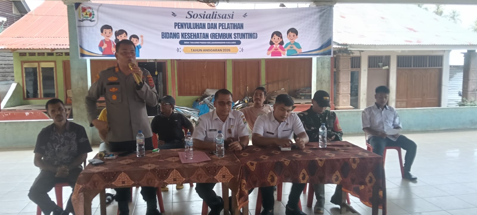 Polsek Laubaleng Dukung Pencegahan Stunting dan Peningkatan Kapasitas Kader Posyandu di Desa Tanjung Pamah