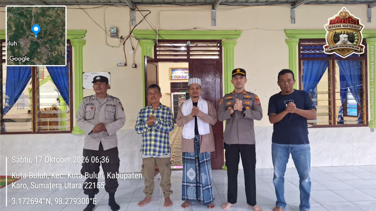 Polsek Kutabuluh Laksanakan Subuh Keliling, Perkuat Silaturahmi dan Sampaikan Pesan Kamtibmas