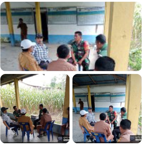 Babinsa dan Pemdes Gunung Meriah Duduk Bersama, Bahas Strategi Dongkrak Swasembada Jagung